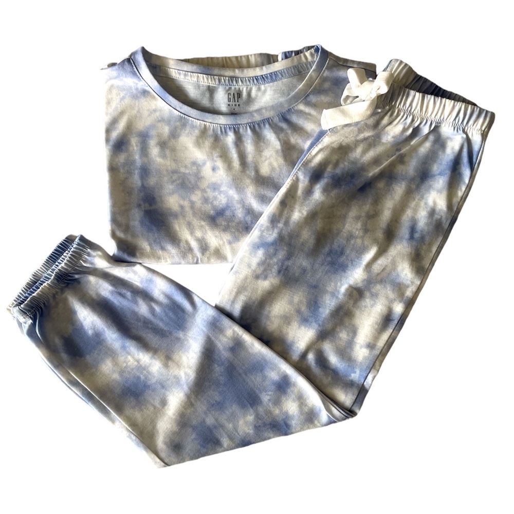 GAP Girls Loungewear Pajamas Set Cloud pattern Size 8 NWOT